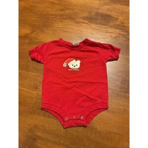 Vintage 2000 baby target beary Christmas one piece size 18 m